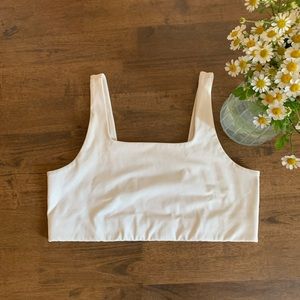 Ivory Tommy Cropped Bra